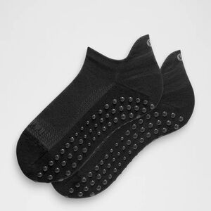 lululemon athletica Black No-Show Grip Socks